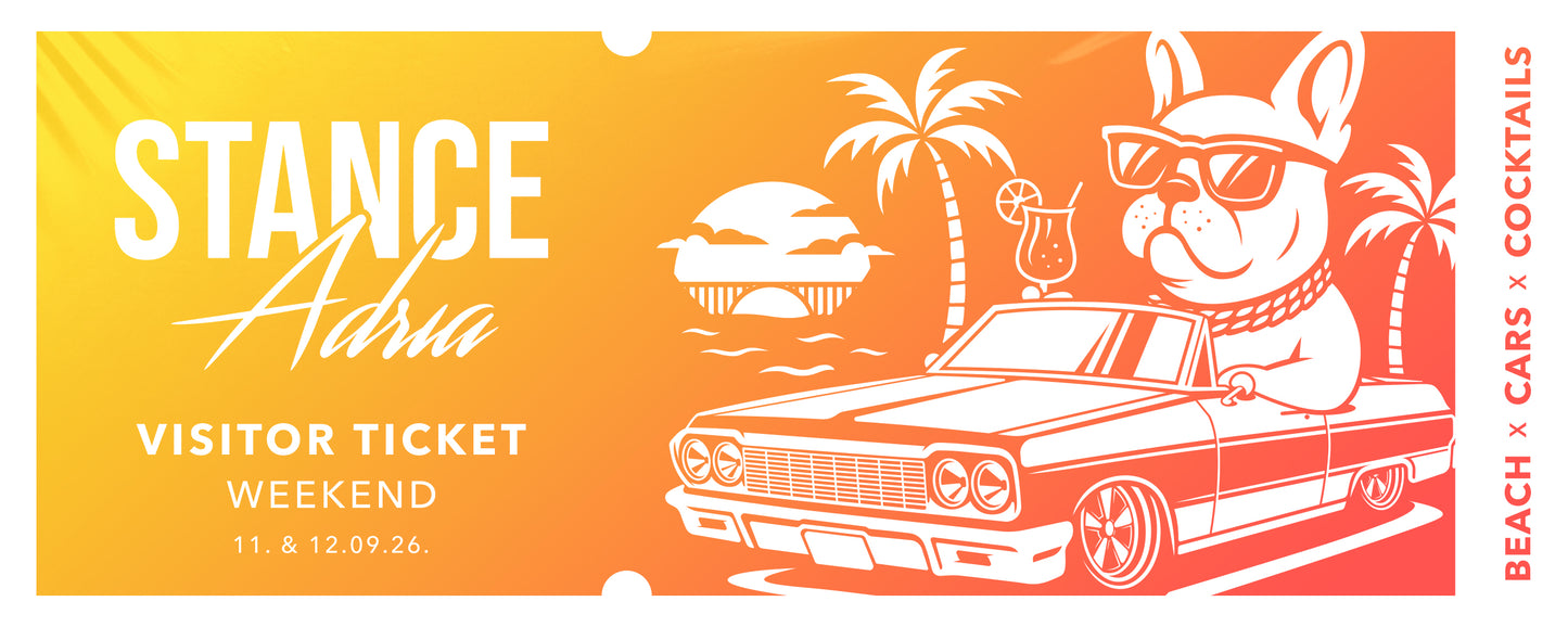 Stance Adria 2026 Weekend Ticket